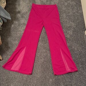 Flying Tomato Vibrant Magenta Flare Pants